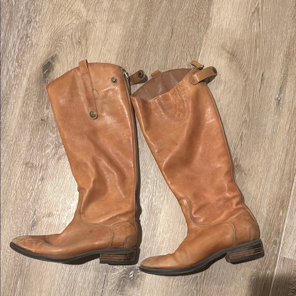 Sam Edelman Tan Heeled Boots